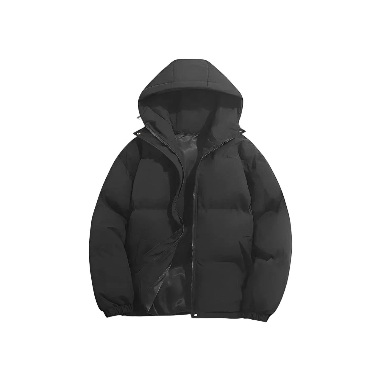Heren Parka Jas Met Slank Silhouet Voor Winterse Activiteiten