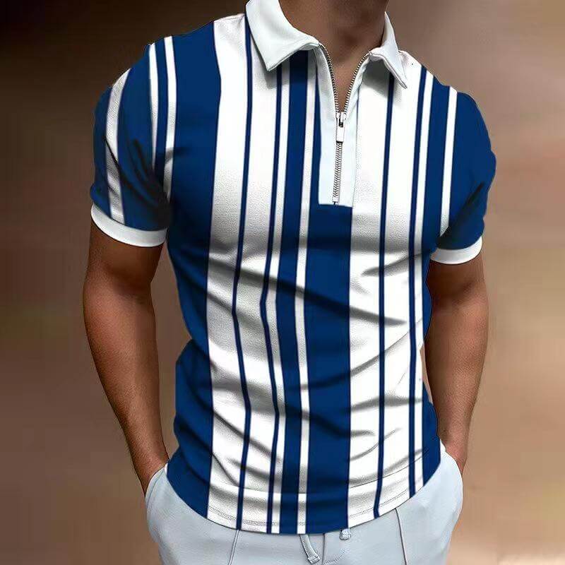 Heren Polo Shirt Met Omgeslagen Kraag - Image 13
