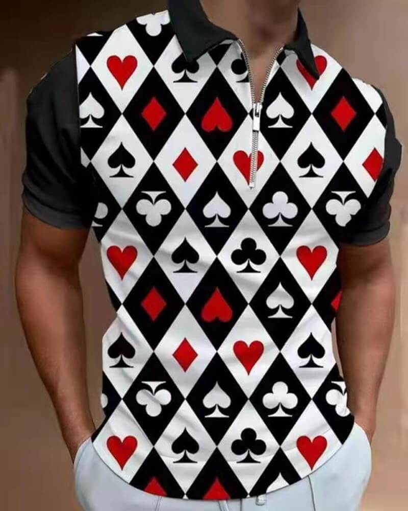 Heren Polo Shirt Met Omgeslagen Kraag - Image 2