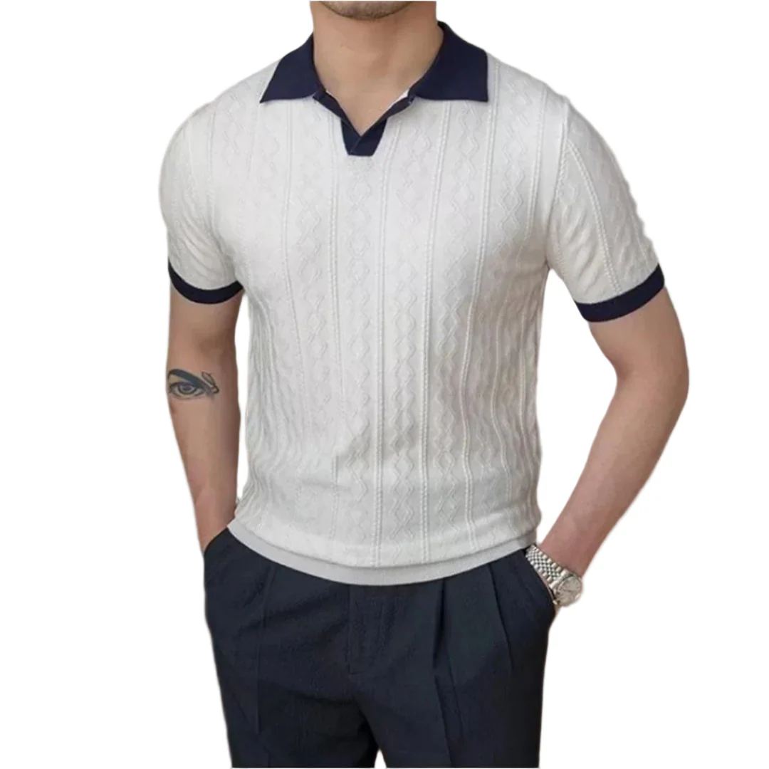 Heren Polo V-hals Casual Stijlvol