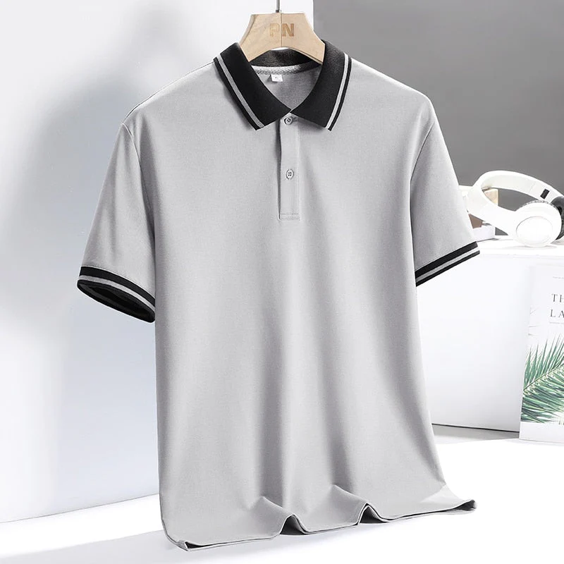 Heren Poloshirt Ademend Stijlvol Golfmateriaal - Image 2