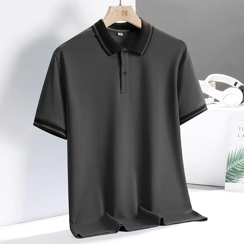 Heren Poloshirt Ademend Stijlvol Golfmateriaal - Image 4