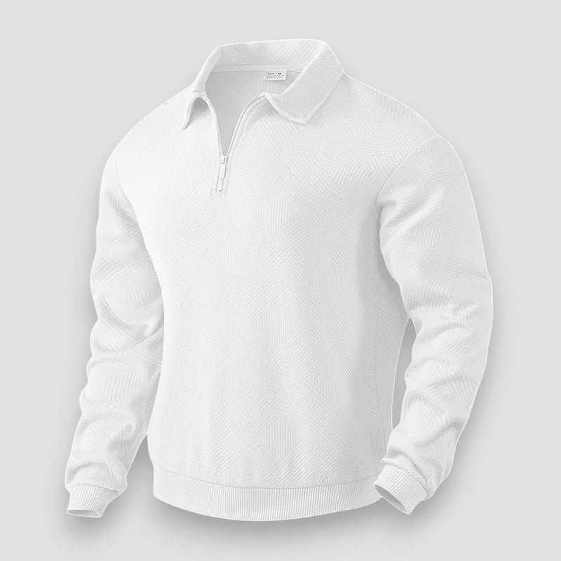 Heren Poloshirt met Rits en Sportieve Stijl - Image 3