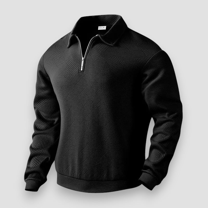 Heren Poloshirt met Rits en Sportieve Stijl - Image 4