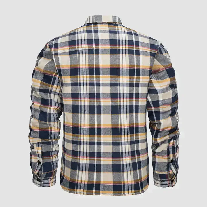 Heren Ruitvormige Langarmige Blazer - Image 4