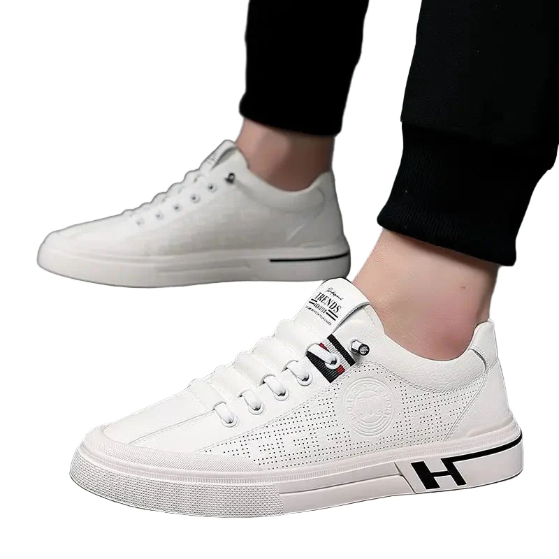 Heren Schoenen Casual Luxe Leer met Dempingstechniek