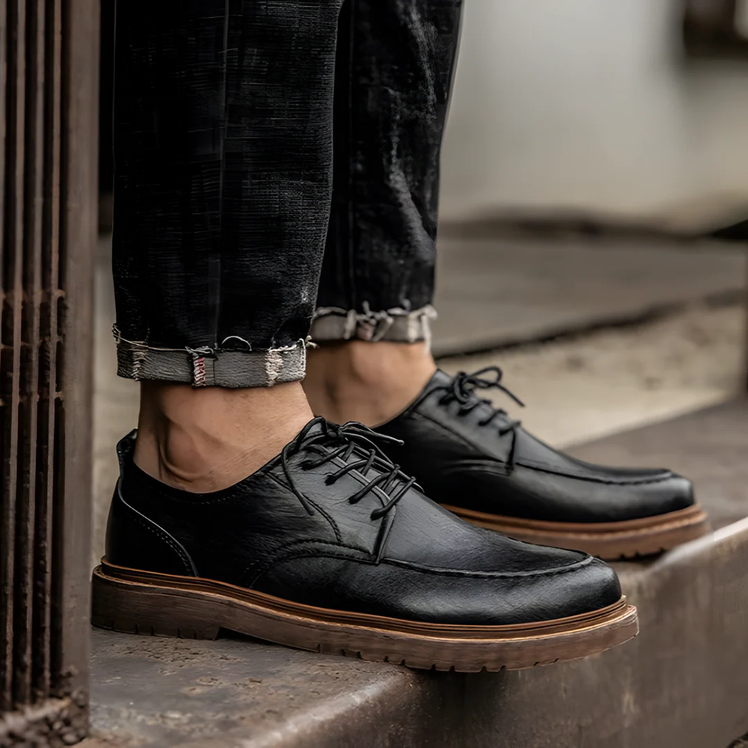 Heren Schoenen Veterschoenen Tijdloos Design - Image 2
