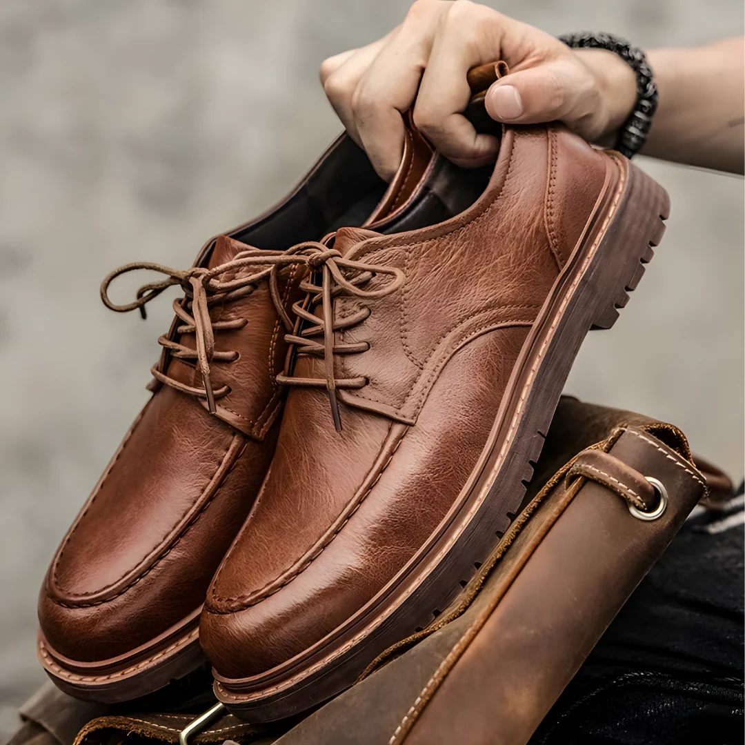 Heren Schoenen Veterschoenen Tijdloos Design - Image 8