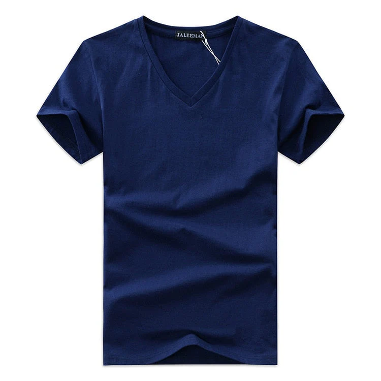 Heren Slim Fit V-hals T-shirt - Image 10