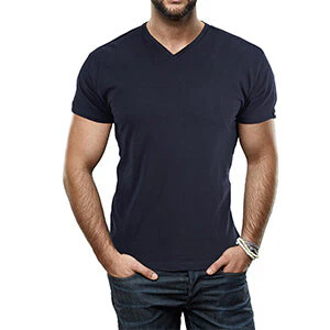 Heren Slim Fit V-hals T-shirt - Image 14