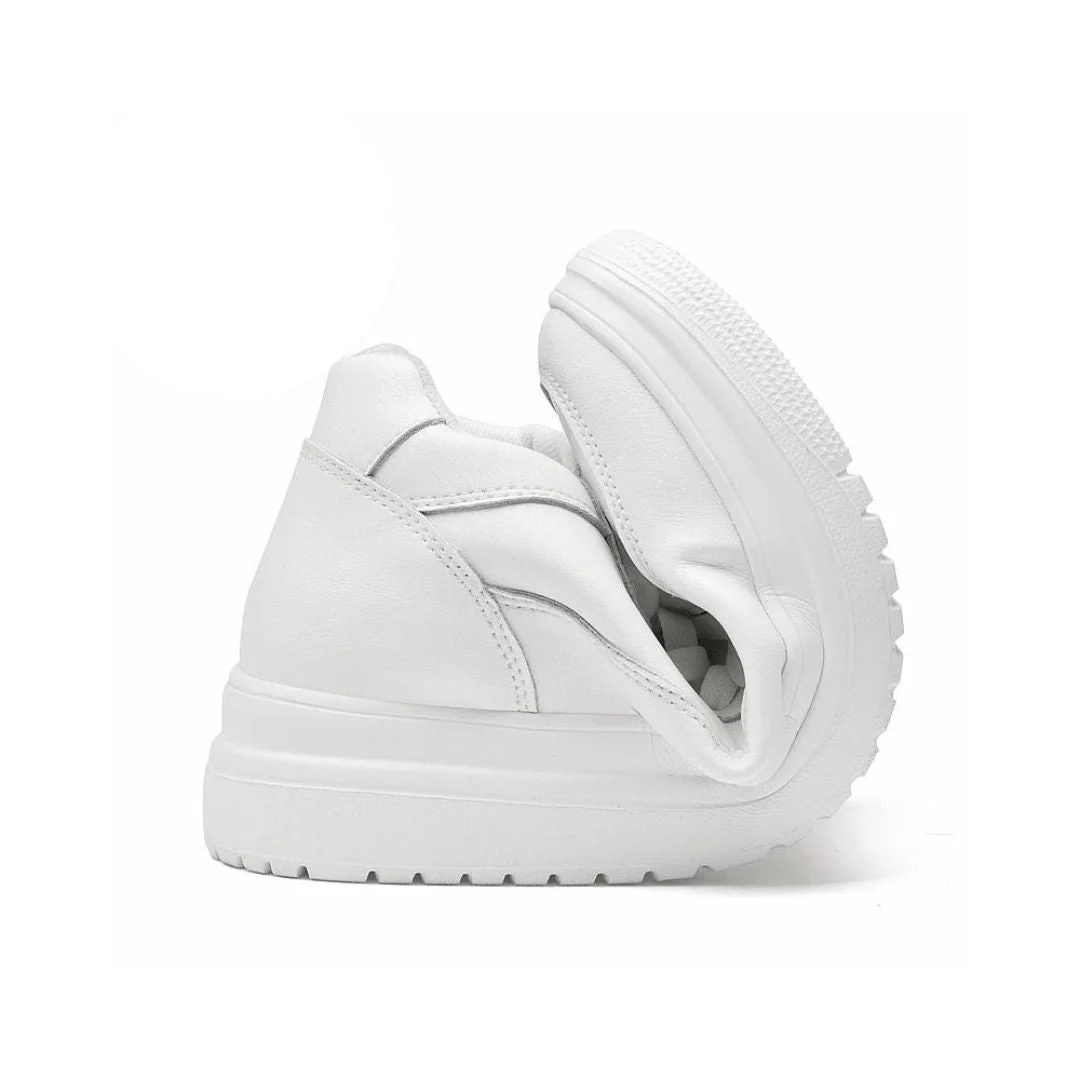 Heren Sneakers Casual Verhoogd PU Leer Minimalistisch - Image 6