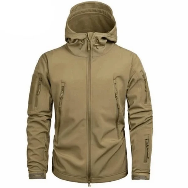 Heren Storm Jacket Waterdichte Polyester Met 7 Ritszakken - Image 2