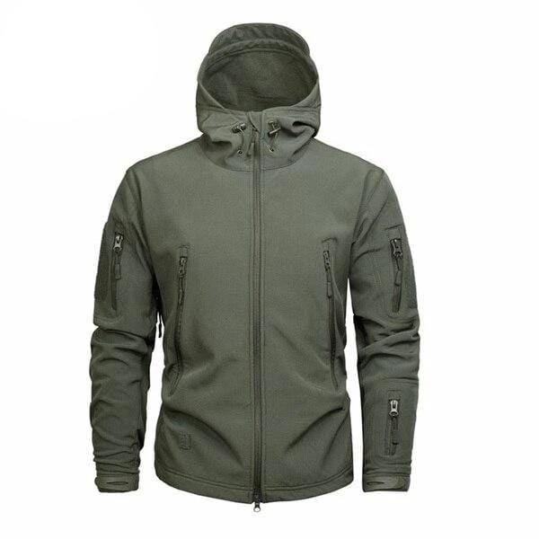 Heren Storm Jacket Waterdichte Polyester Met 7 Ritszakken - Image 4