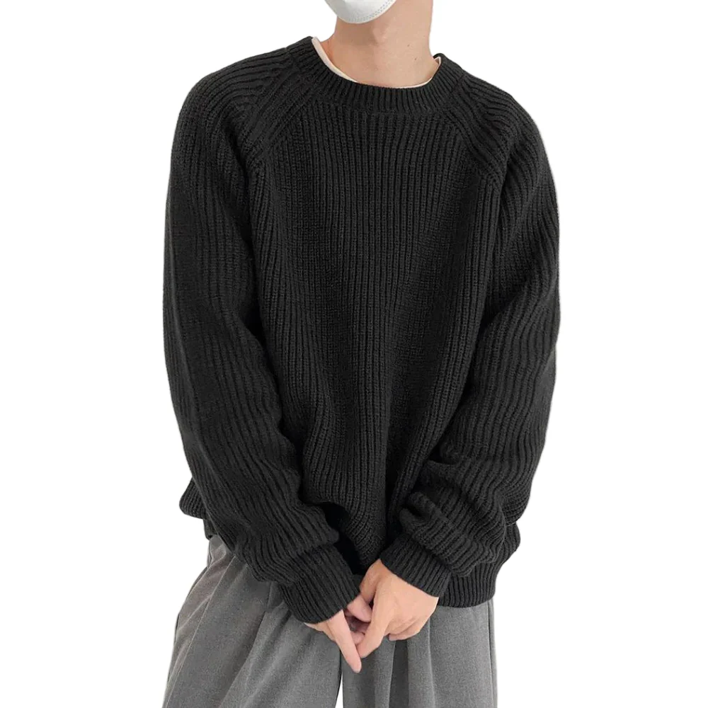 Heren Sweater Gebreid Casual Met Lange Mouwen