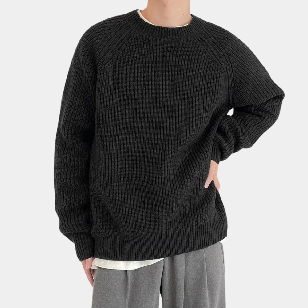 Heren Sweater Gebreid Casual Met Lange Mouwen - Image 2