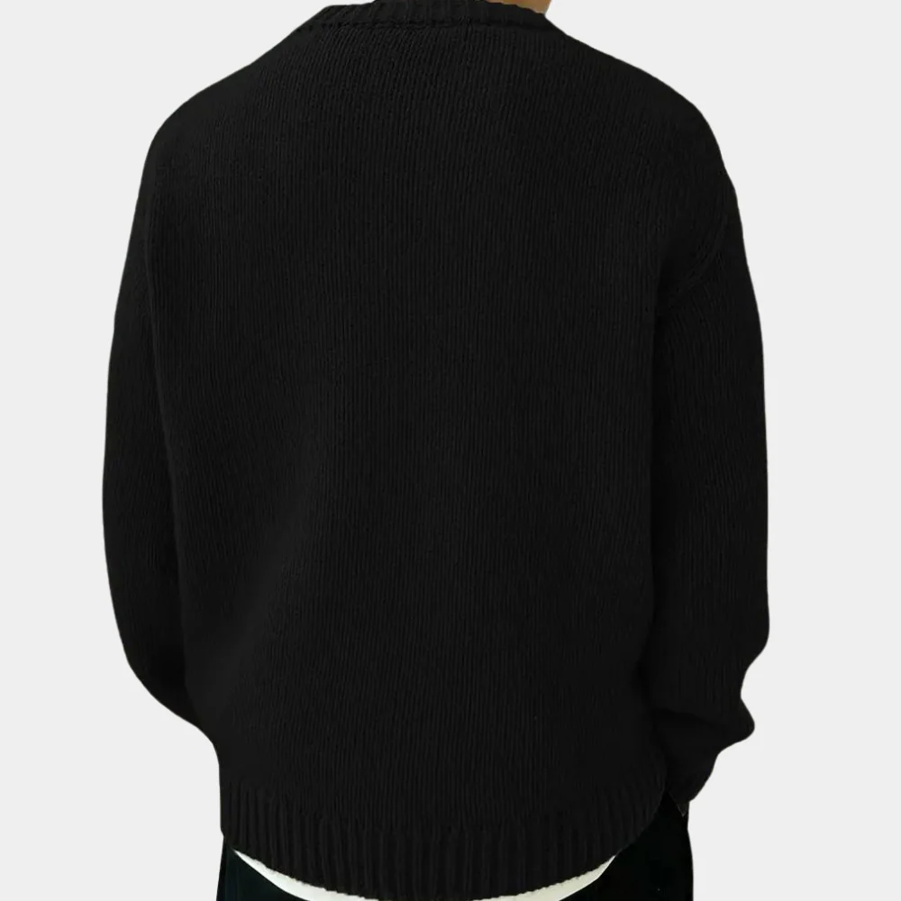 Heren Sweater Gebreid Casual Met Lange Mouwen - Image 3