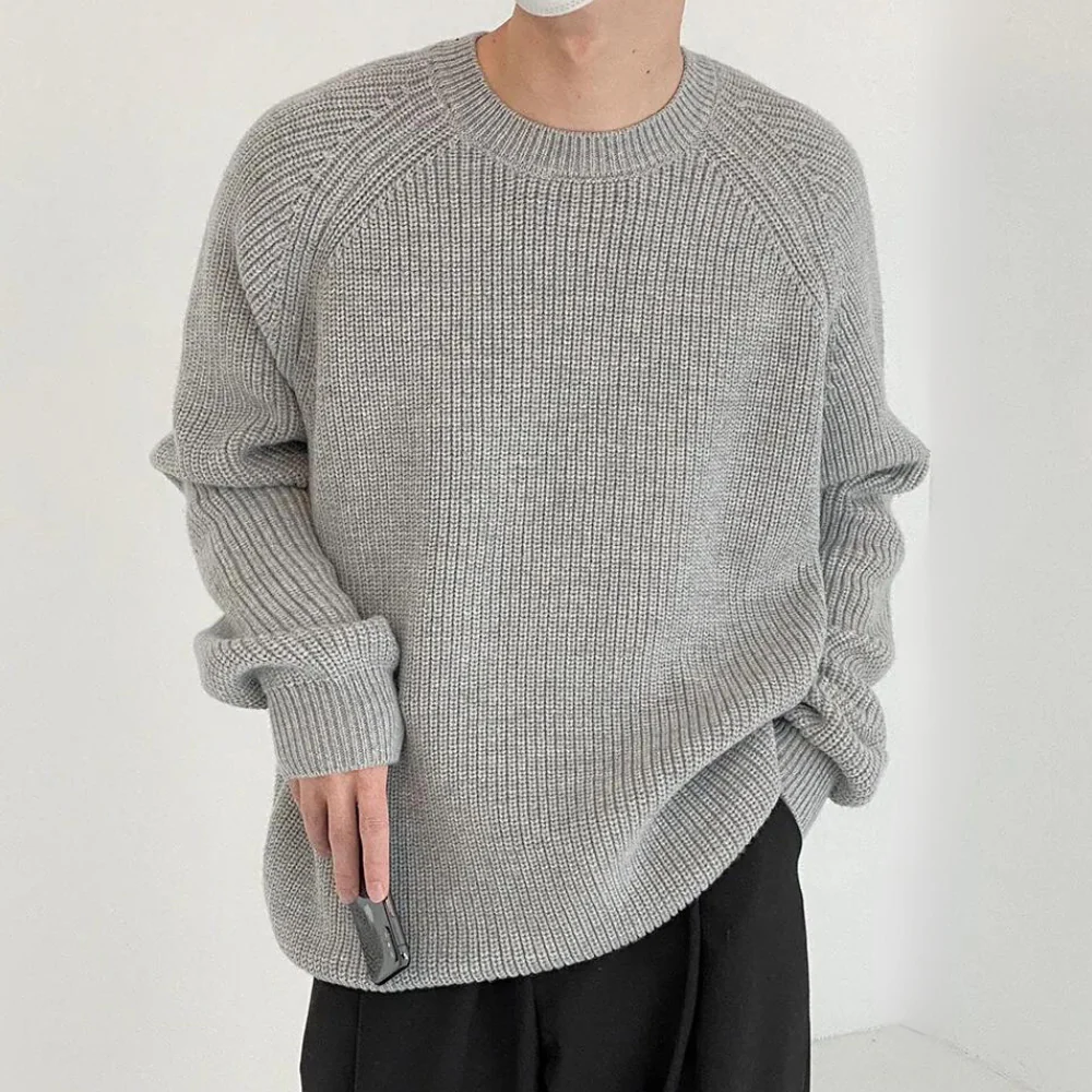 Heren Sweater Gebreid Casual Met Lange Mouwen - Image 6