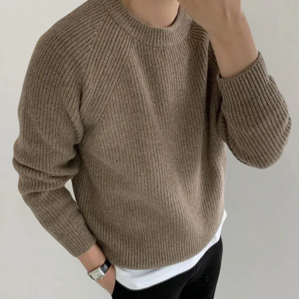 Heren Sweater Gebreid Casual Met Lange Mouwen - Image 7