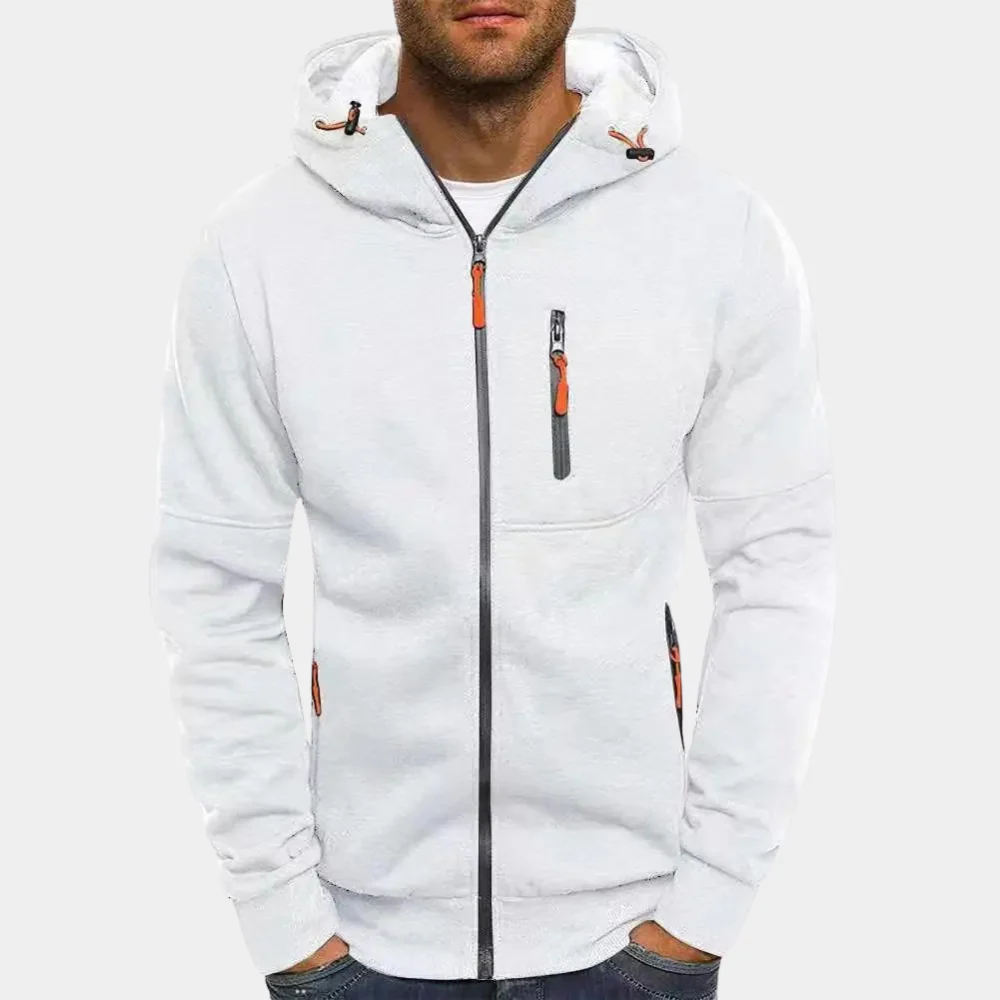 Heren Sweater met Rits en Capuchon - Image 13