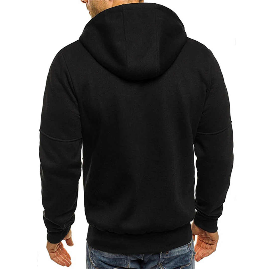 Heren Sweater met Rits en Capuchon - Image 6