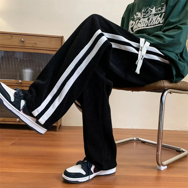 Heren Sweatpants Casual Katoen Corduroy met Verstelbare Touwtjes - Image 6