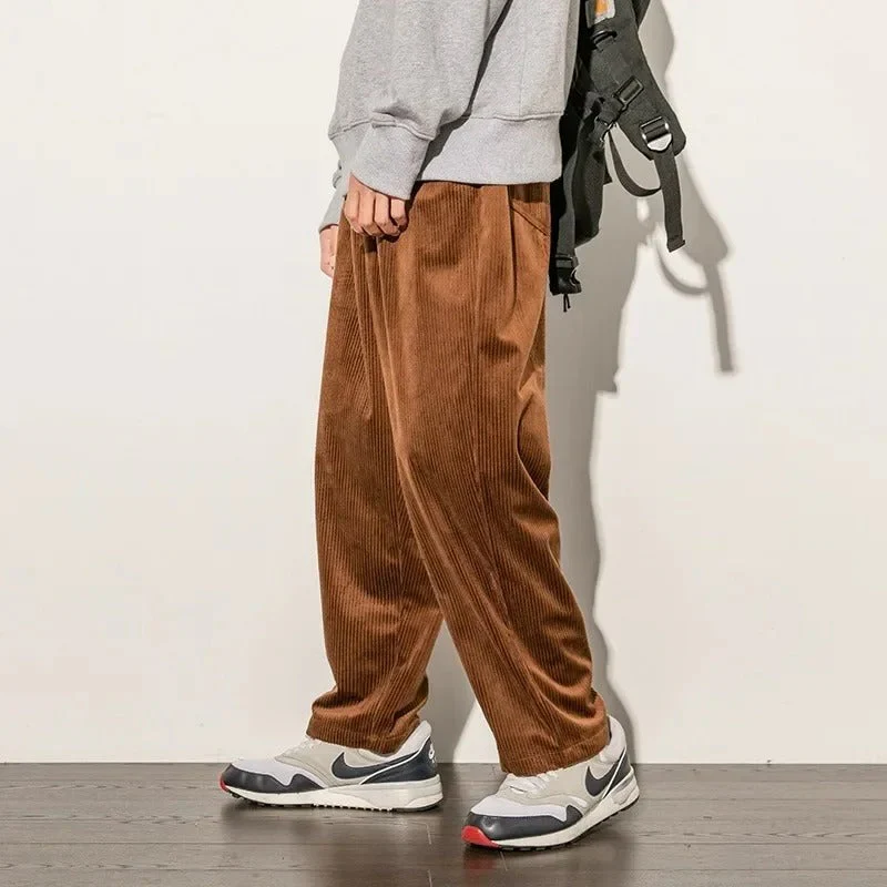 Heren Sweatpants Comfortabele Katoen Corduroy - Image 2