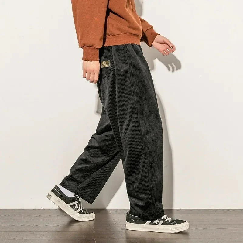 Heren Sweatpants Comfortabele Katoen Corduroy - Image 3