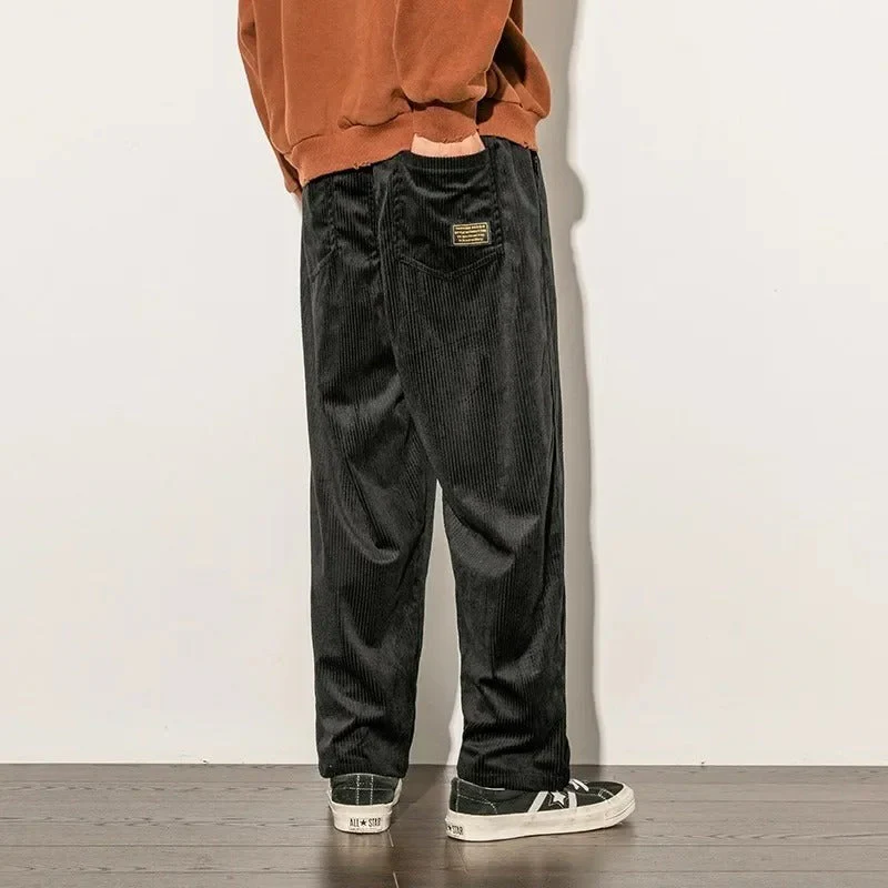 Heren Sweatpants Comfortabele Katoen Corduroy - Image 4