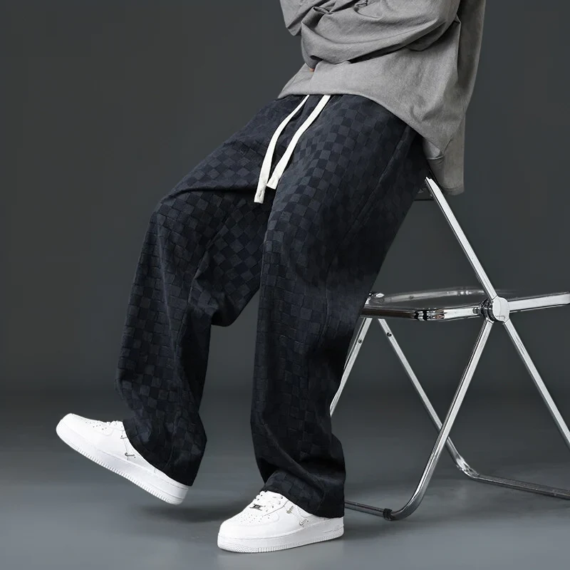 Heren Sweatpants Losse Pasvorm Katoen Corduroy - Image 5