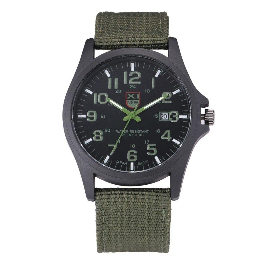 Heren Tactisch Horloge Waterdicht en Schokbestendig 45 mm