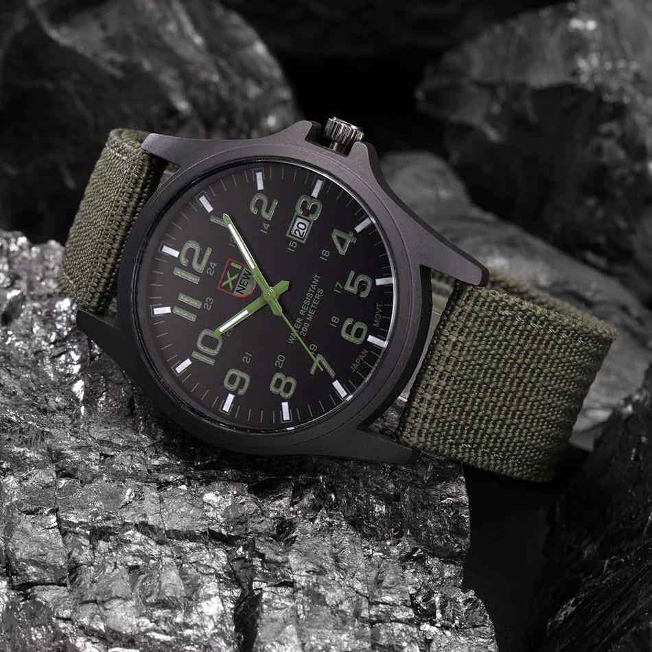 Heren Tactisch Horloge Waterdicht en Schokbestendig 45 mm - Image 2