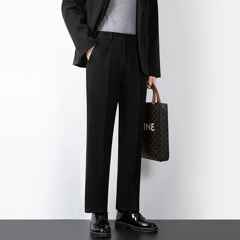 Heren Tailored Broek Wolmix Slim Fit Volledige Lengte - Image 2