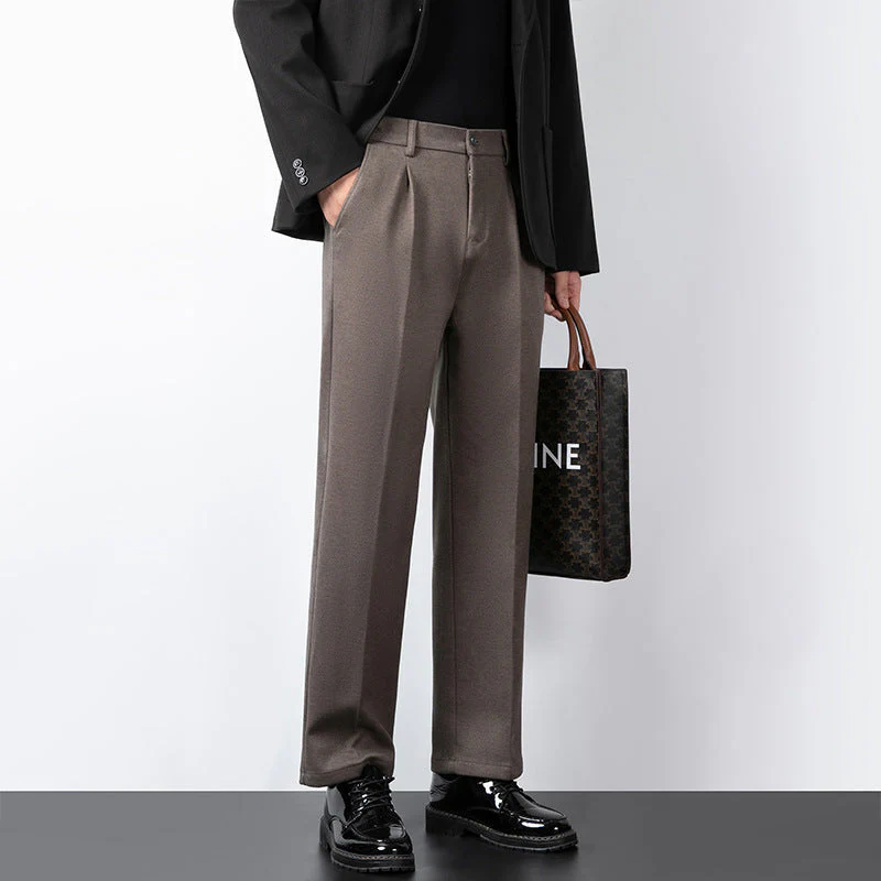 Heren Tailored Broek Wolmix Slim Fit Volledige Lengte - Image 3