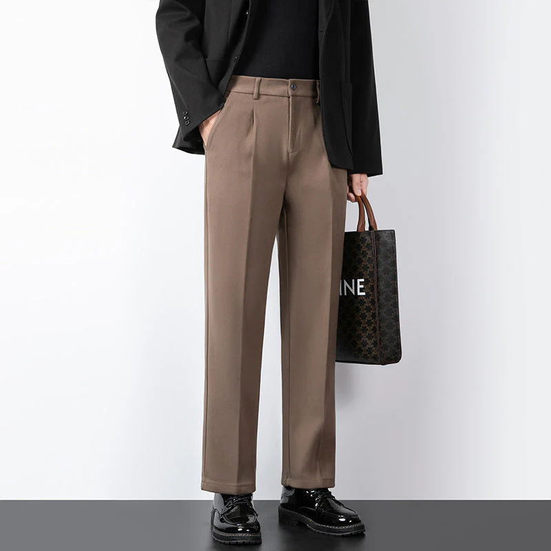 Heren Tailored Broek Wolmix Slim Fit Volledige Lengte - Image 5