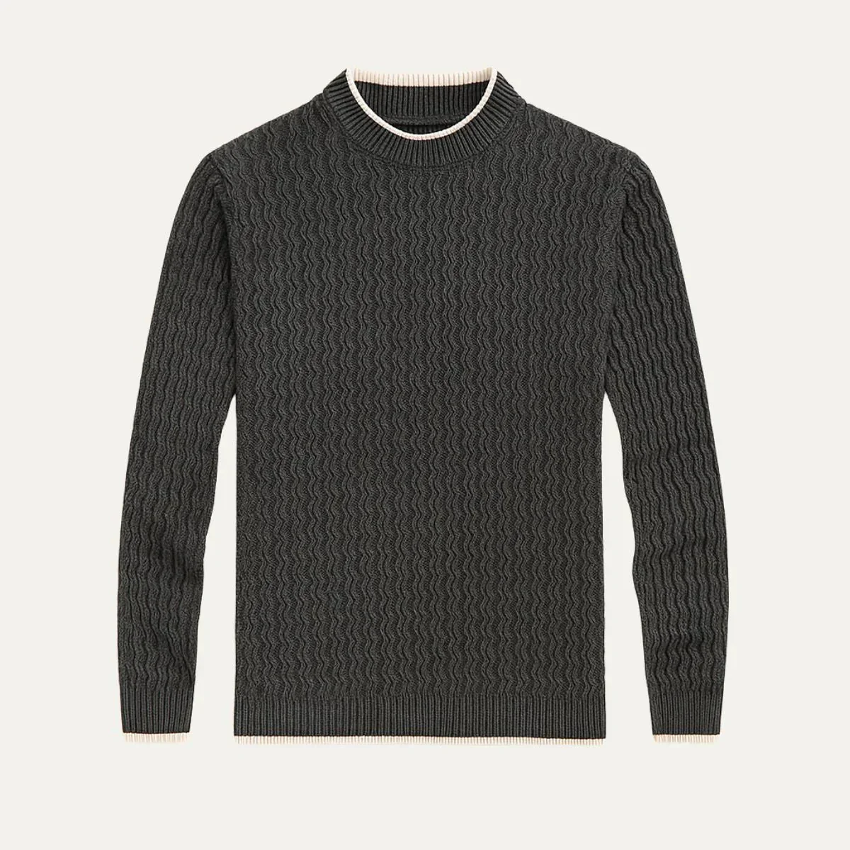 Heren Trui Ronde Hals Luxe Stijl - Image 6