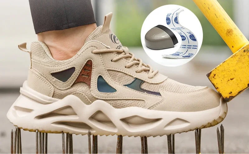 Heren Veiligheidsschoenen S3 Ademend en Lichtgewicht voor Werk en Vrije Tijd - Image 7