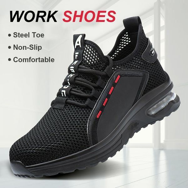 Heren Veiligheidsschoenen S3 Ademend Ontwerp met Stalen Neus - Image 3