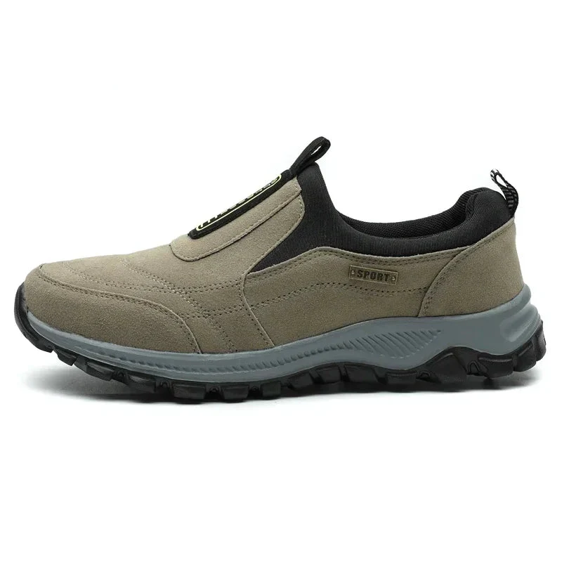Heren Wandelschoenen Casual Suède Ademend Slip-On Antislip - Image 3