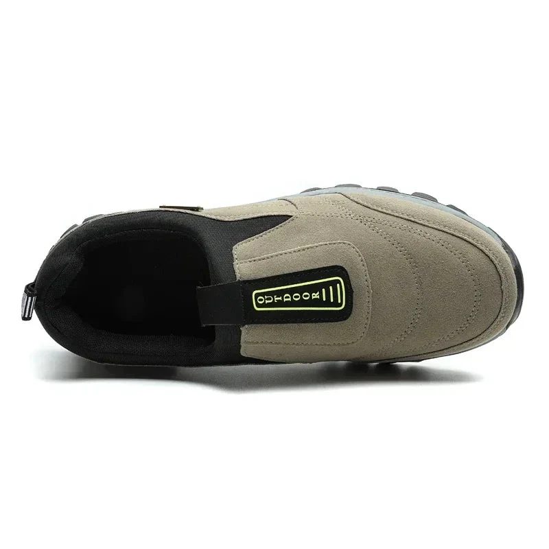 Heren Wandelschoenen Casual Suède Ademend Slip-On Antislip - Image 5