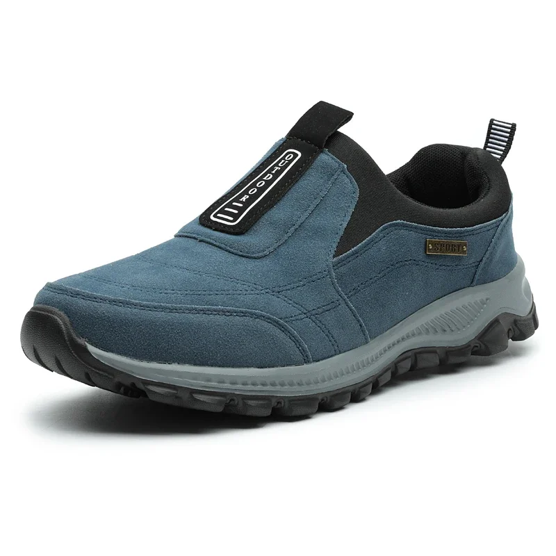 Heren Wandelschoenen Casual Suède Ademend Slip-On Antislip - Image 7