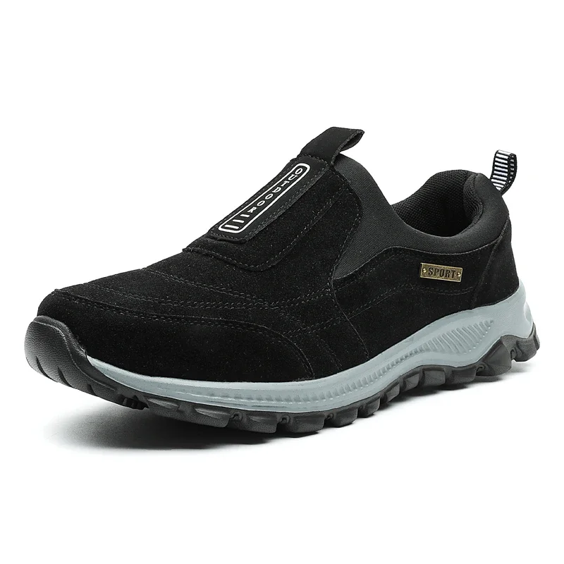 Heren Wandelschoenen Casual Suède Ademend Slip-On Antislip - Image 8
