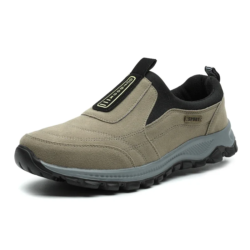 Heren Wandelschoenen Casual Suède Ademend Slip-On Antislip - Image 9
