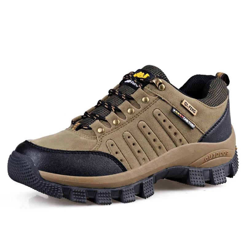 Heren Wandelschoenen Waterdicht Trekking Schoenen Antislip Rubberen Zool - Image 8