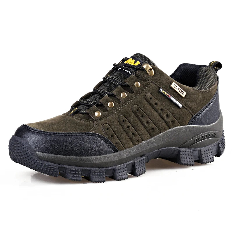 Heren Wandelschoenen Waterdicht Trekking Schoenen Antislip Rubberen Zool - Image 9