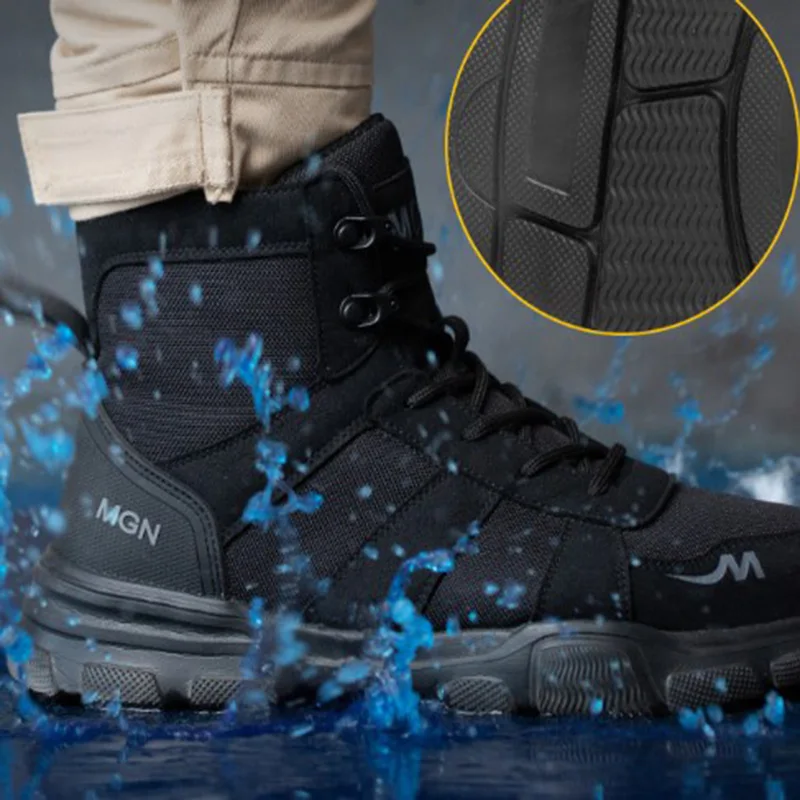 Heren Werkschoenen S3 Tactisch met Stalen Teen en Niet-Slipzool - Image 5
