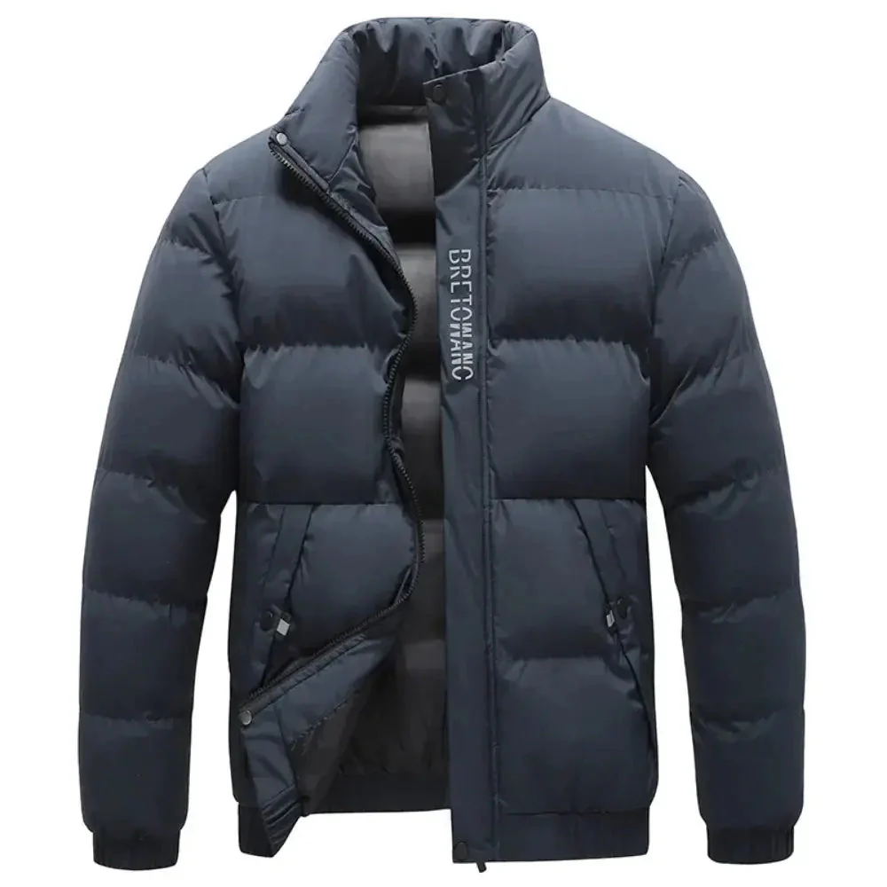 Heren Winterjacke met Kragen voor Avontuurlijke Buitenactiviteiten