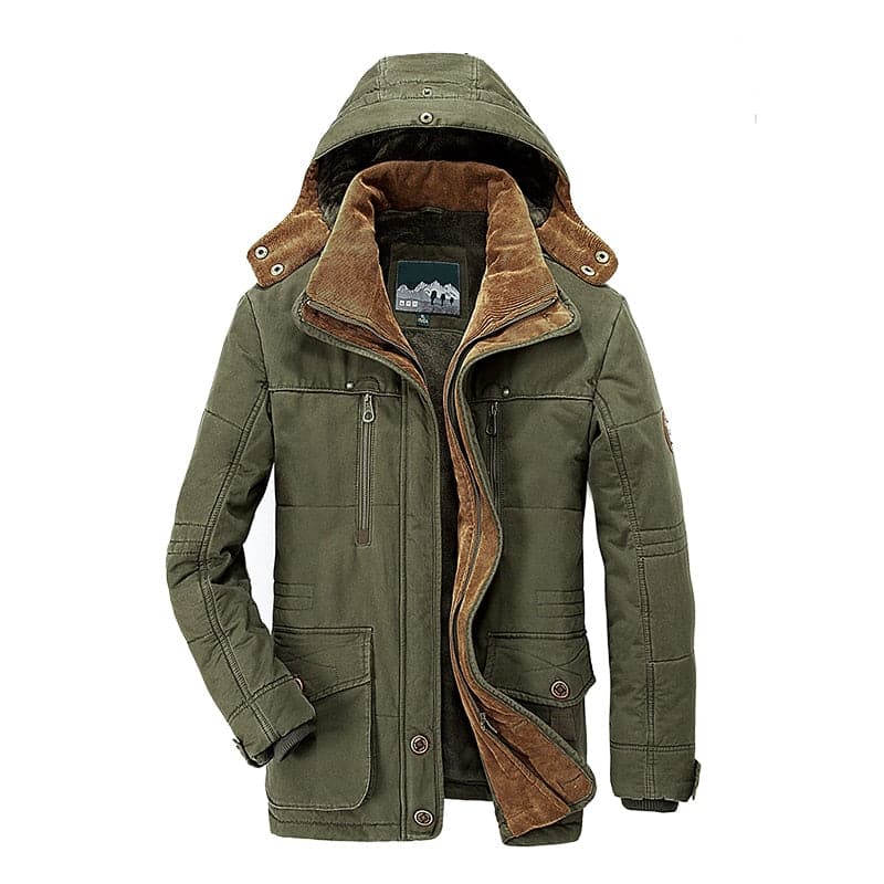 Heren Winterjacke Met Meerdere Vakken Waterdicht Warm Voering - Image 4