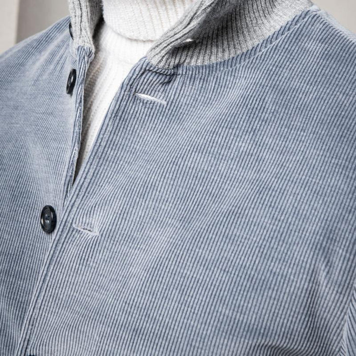 Heren Winterjas Casual Met Rib Fluwelen Look - Image 4