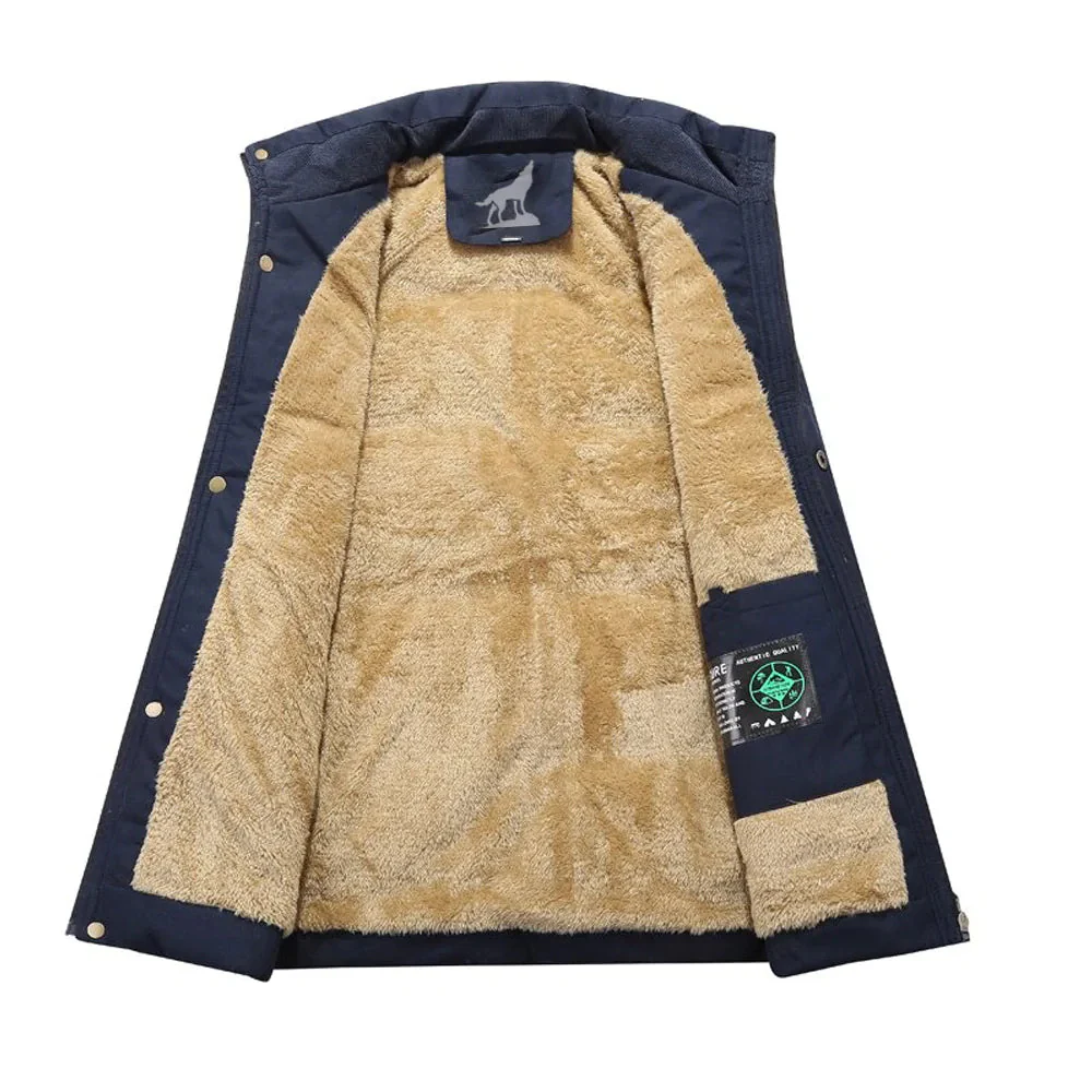Heren Winterparka Met Afneembare Kapuze en Modern Design - Image 5