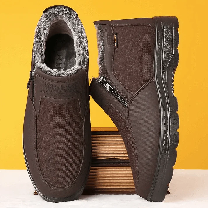 Heren Winterschoenen Waterdicht met Bontvoering voor Koude Dagen - Image 2